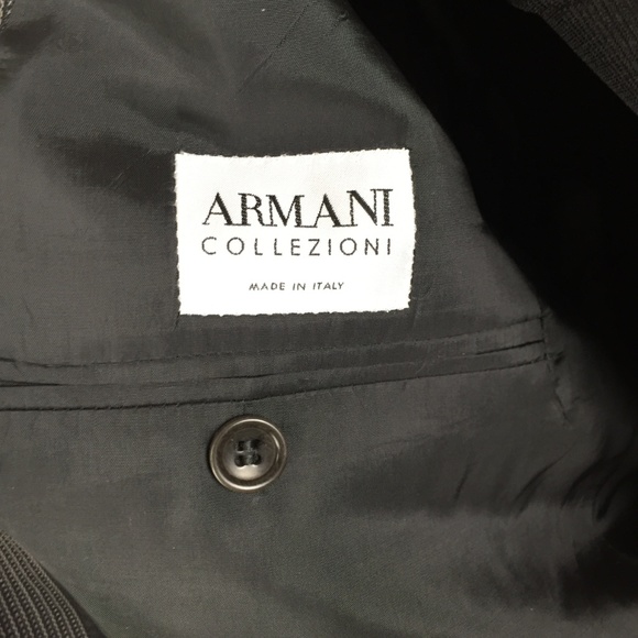 Armani Collezioni Grey Suit Coat - Picture 3 of 6